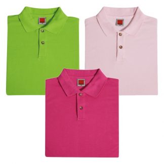APP0017 Female Honey Comb T-shirt - Lime Green, Pink & Magenta