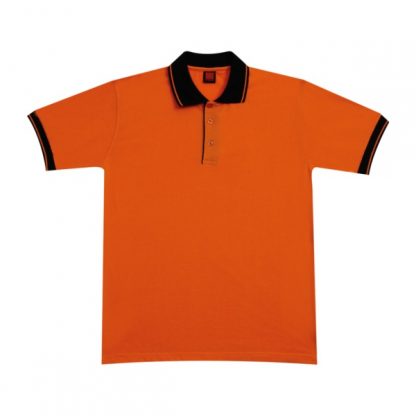 APP0025 Single Jersey T-shirt - Orange/Black