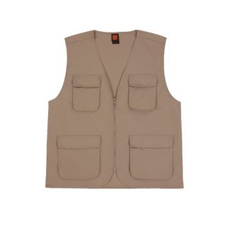 APP0165 Khaki Canvas Vest