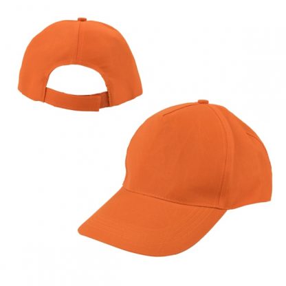 CAP0021 Baseball 5-Panel Cap - Orange