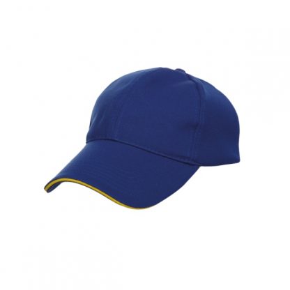 CAP0031 Baseball 6-Panel Cap - Royal (S/Yellow)