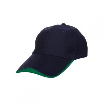 CAP0035 Baseball 6-Panel Cap - Navy/Green