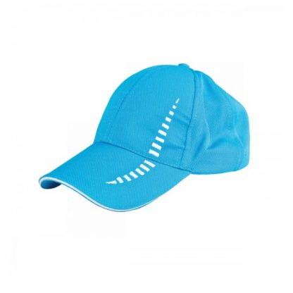 CAP0040 Baseball 6-Panel Cap - Sea Blue/White