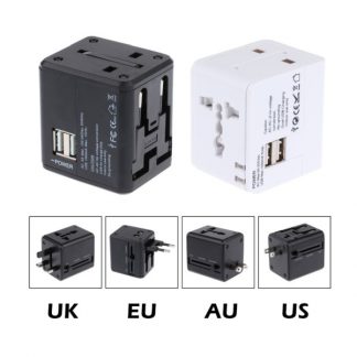 IT0354 World Travel Adaptor with 2 USB