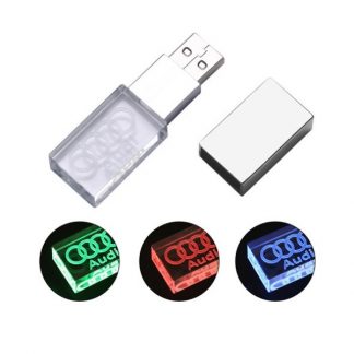 IT0425 Crystal USB Drive with LED Light - 8GB