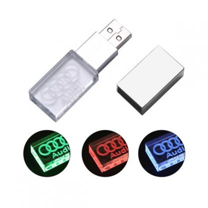 IT0425 Crystal USB Drive with LED Light - 8GB