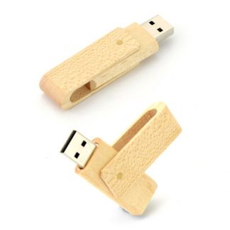 IT0567 Wooden Swivel USB Drive – 8GB