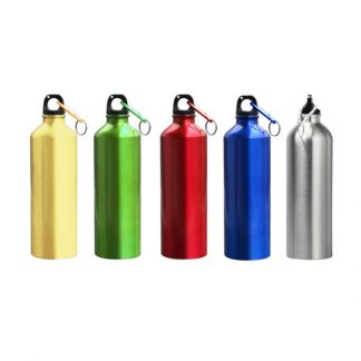 MGS0193 Aluminium Bottle with Carabiner (Metallic Colour) - 500ml