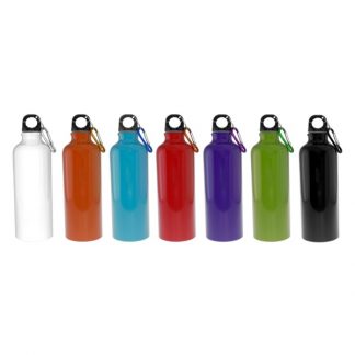 MGS0302 500ml Aluminium Bottle with Carabiner (Solid Colour)