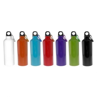 MGS0302 500ml Aluminium Bottle with Carabiner (Solid Colour)