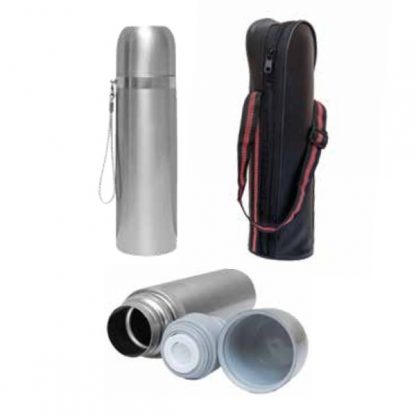 MGS0548 Vacuum Flask with PU Pouch – 500ml