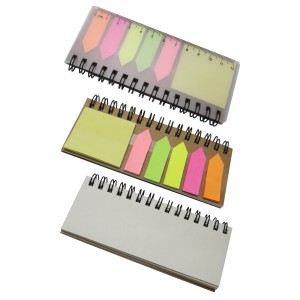 STA0556 Notebook with Memo Pad & Ruler