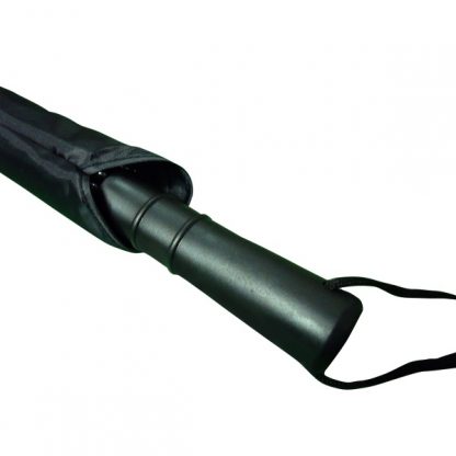 UMB0003 24" Black Straight Handle and Tip Umbrella