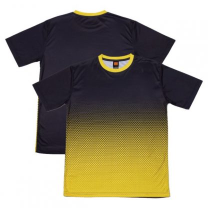 APP0118 Quick Dry Sublimation Printing Round Neck T-shirt - Navy/Yellow