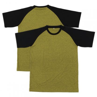APP0137 Quick Dry Raglan T-shirt - Yellow/Black