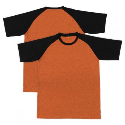 APP0137 Quick Dry Raglan T-shirt - Orange/Black