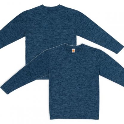 APP0139 Quick Dry Round Neck Long Sleeve T-shirt - Navy