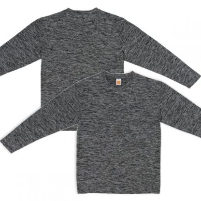 APP0139 Quick Dry Round Neck Long Sleeve T-shirt - Black