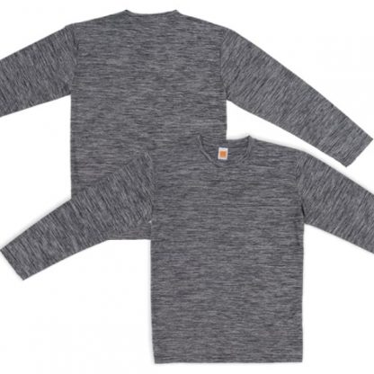 APP0139 Quick Dry Round Neck Long Sleeve T-shirt - Grey