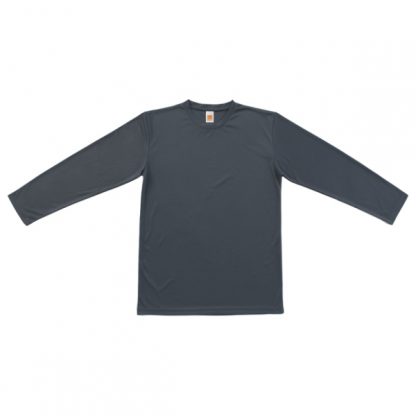 APP0144 Quick Dry Round Neck Long Sleeve T-shirt - Dark Grey