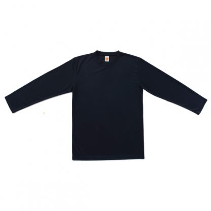 APP0144 Quick Dry Round Neck Long Sleeve T-shirt - Navy