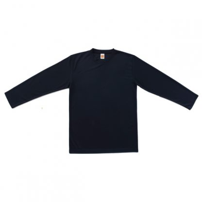 APP0144 Quick Dry Round Neck Long Sleeve T-shirt - Navy