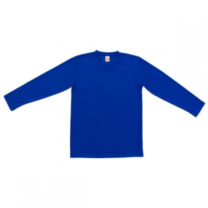 APP0144 Quick Dry Round Neck Long Sleeve T-shirt - Royal