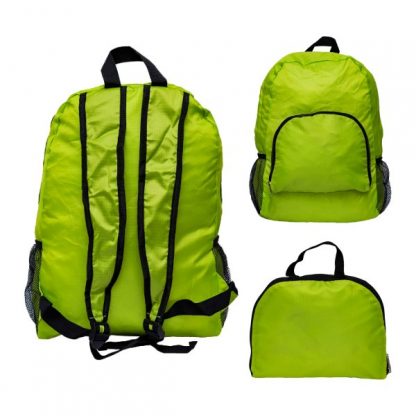 BG0926 Foldable Backpack Bag - Lime Green
