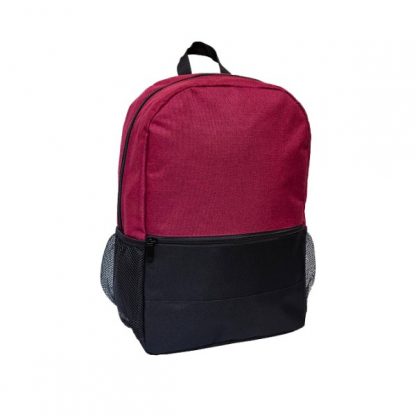 BG0930 Backpack Bag - Maroon/Black
