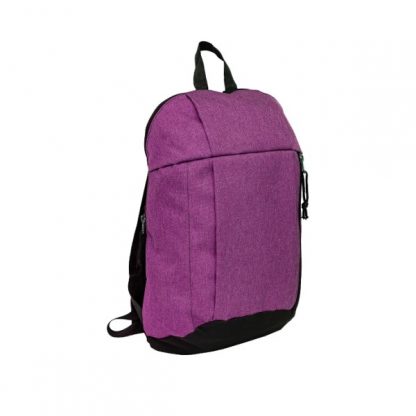 BG0931 Slim Backpack Bag - Purple/Black