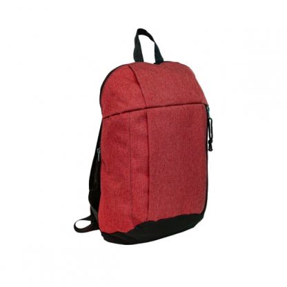 BG0931 Slim Backpack Bag - Maroon/Black