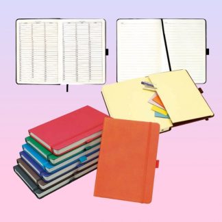 ORN0121 Moto Note Book - A5 Smooth PU Cover