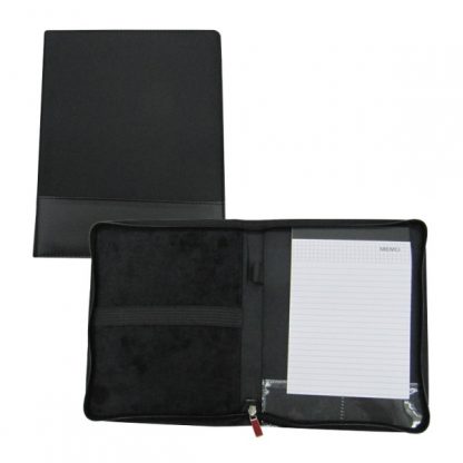ORN0164 A5 Size Zipper Portfolio with Notebook