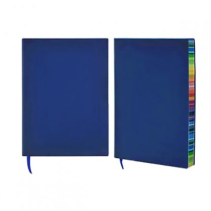 ORN0196 A5 Notebook with Rainbow Colour Side