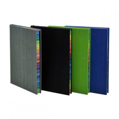 ORN0201 A5 Hard Cover Notebook with Rainbow Side