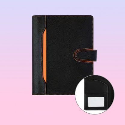 ORN0237 Professional Portfolio Textured PU Cover with Magnetic Clip