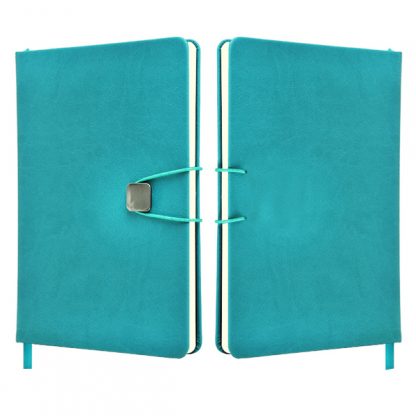 ORN0253 A5 Hard Cover Notebook - Turquoise Blue
