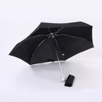 UMB0053 21″ Slim Foldable Umbrella - Black