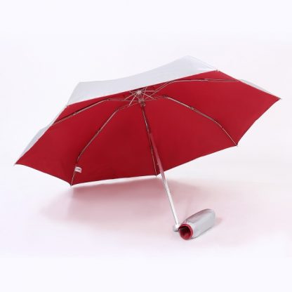 UMB0059 - 21″ Lightweight Foldable Umbrella - Red