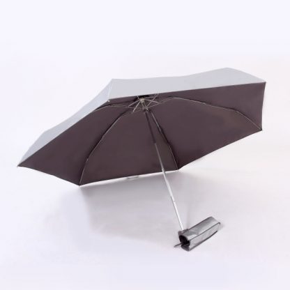 UMB0061 21" Mini Palm-size Foldable Umbrella - Brown
