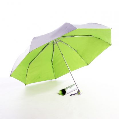 UMB0068 – 21″ 3 Fold Windproof Umbrella - Lime Green