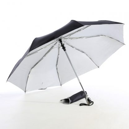 UMB0069 - 21" Auto Open and Close Foldable UV Umbrella - Black