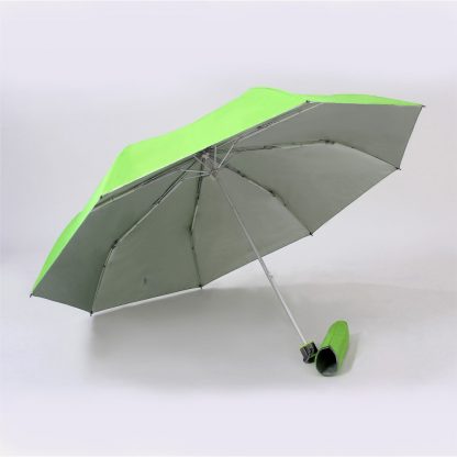 UMB0094 – 21″ 3 Fold Windproof Umbrella - Lime Green