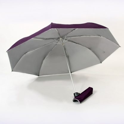 UMB0094 – 21″ 3 Fold Windproof UV Umbrella - Purple