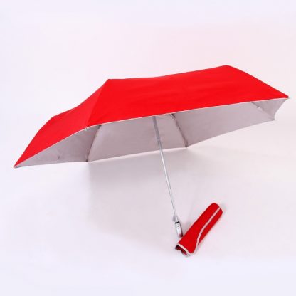 UMB0097 – 21″ Auto Open and Close Foldable UV Umbrella - Red