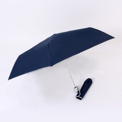 UMB0097 – 21″ Auto Open and Close Foldable UV Umbrella - Navy