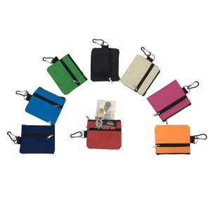 BG0756 Pouch with Zipper & Carabiner