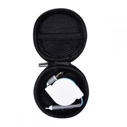 IT0578 Retractable 2 in 1 USB Cable with EVA Pouch