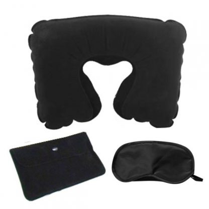 LSP0579 Travel Set with Pillow + Eye Mask