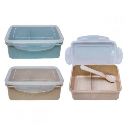 LSP0595 Wheat Fiber Lunch Box with Spoon